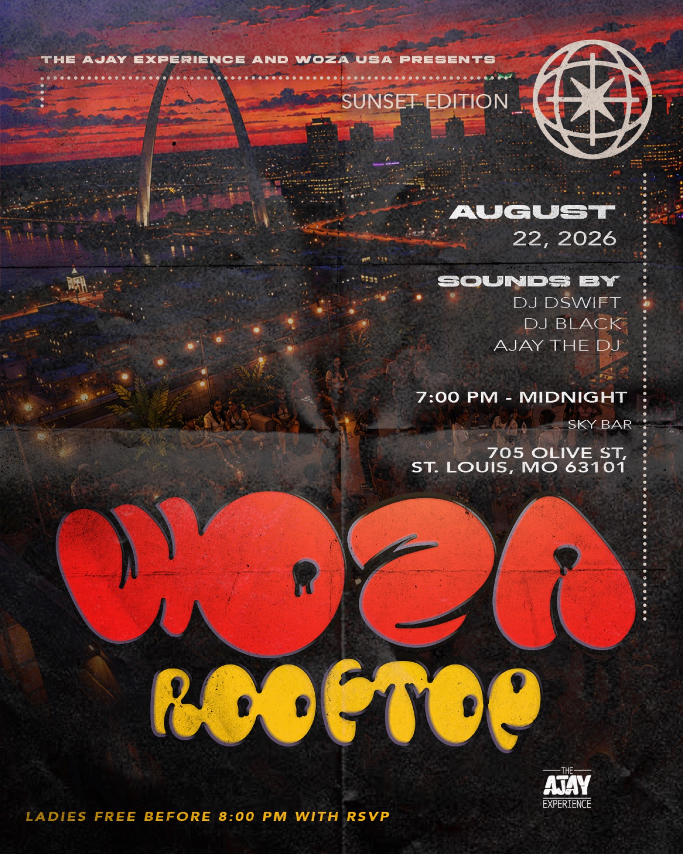 WOZA Rooftop flyer